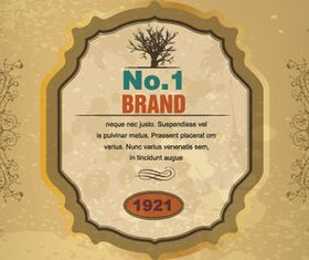 Brand frames 2 set vector