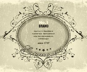 Brand frames 3 set vector
