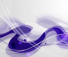 Blue waves background vector