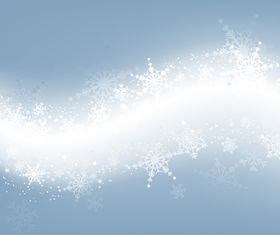 Dynamic snowflakes background design vector