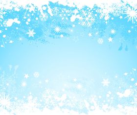 Snowflake grunge background vector