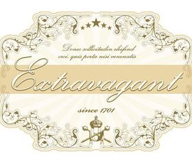 Retro frames floral 2 shiny vector