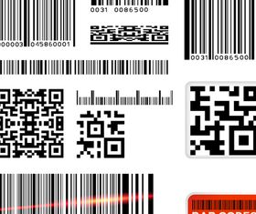 Bar codes vector graphics