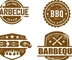 Food Grunge Stamps vectors graphics