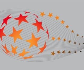 Stars Globe vector material