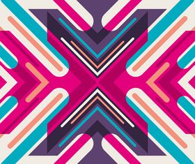 Abstract color background design vector