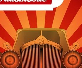 Retro Car Backgrounds vector