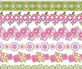 Floral Ornate Borders design vector