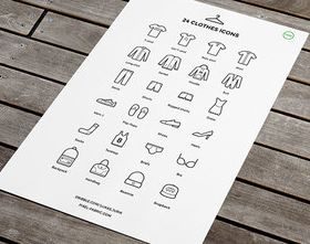 Clothes icons design vector