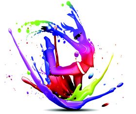 Color paint free 1 vector