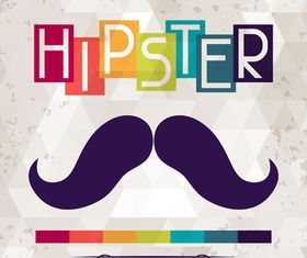 Vintage hipster background 3 vector