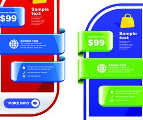 Shiny Corner labels 1 vector graphics