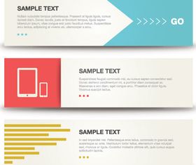 website banner creative vector