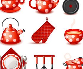 Cute teservice 1 vectors graphic