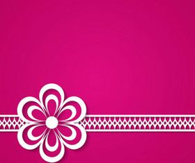 Paper flower background 1 vector graphics