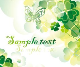 Floral shiny background 2 vectors