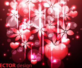 Dream flower background 1 vector