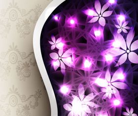 Dream flower background 2 vector