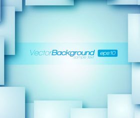 Rectangle squares 3d background 1 creative vector