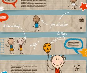 Vintage kid design 2 vector graphic