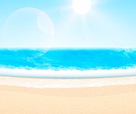 Beach travel 6 vector