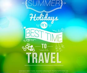 Summer Travel elements 2 vector