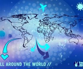 World Travel vector