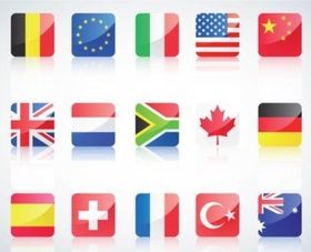 International Flags vector