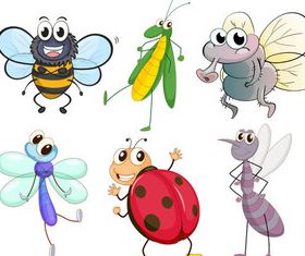 Cartoon Insect free 8 vector