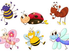 Cartoon Insect free 10 vector