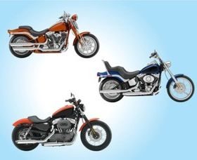 Motorcycles vector