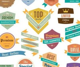 Retro Labels graphic vector