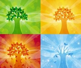 Color Season Elements vector