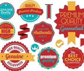 Retro Labels free vector