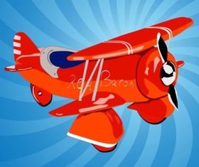 Airplane Cartoon vector