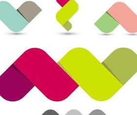 Shiny Color Logo vector