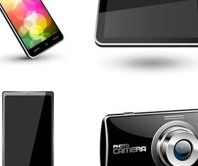 Stylish Modern Devices vector