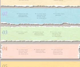 Vintage paper banner 2 vector