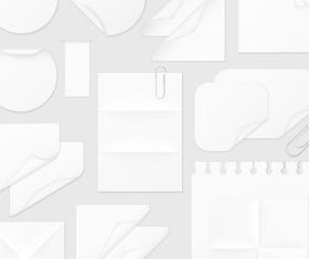 Blank paper 1 vector