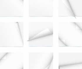 Blank paper 2 vector