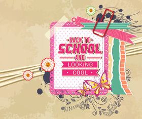 New school design backgrounds vector 01