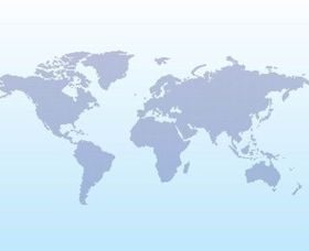 Dotted World Map Vector set
