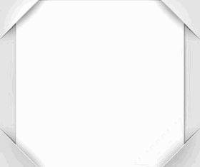 Cardboard photo frames vector