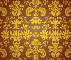 Elegant seamless pattern 2 shiny vector