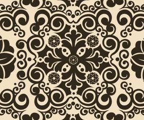Elegant seamless pattern 3 shiny vector
