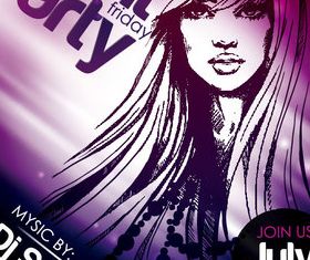 Music club flyer cover 3 vector