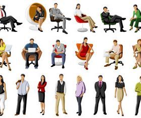 Different occupations people 2 vector