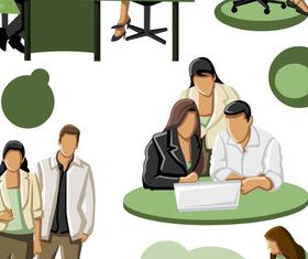 Different occupations people 3 vector
