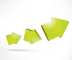 Green arrow background Illustration vector