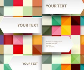 Color squares background 3 vector